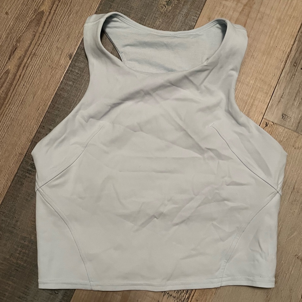 Lululemon Crop Tank Size 6 Light Blue